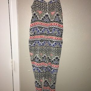 multi colored jumpsuit